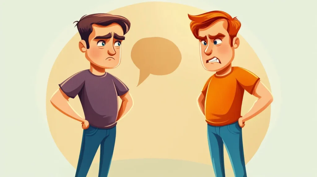 "Complacent" vs "Complaisant": 헷갈리는 두 단어, 완벽하게 파헤쳐 드릴게요! 3 두 단어의 차이를 나타내는 그림
