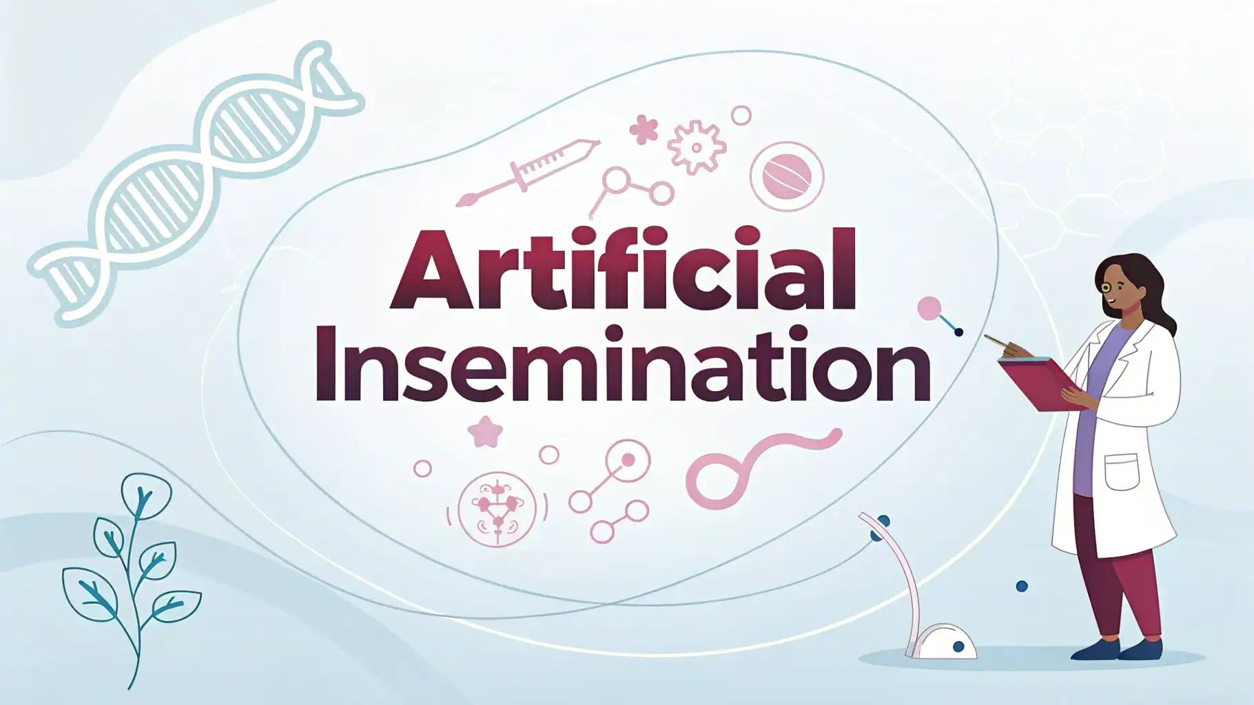 인공수정 영어로: 정확한 표현과 관련 어휘 알아보기 인공수정(Artificial Insemination) 및 관련 영어 표현 학습 블로그 썸네일 이미지. 주요 의학 용어와 문구가 강조되어 있음.