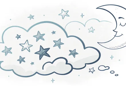 꿈을 영어로 표현하는 완벽 가이드: 상황별 표현부터 실전 대화까지 꿈을 영어로 표현하는 방법을 배우는 것을 상징하는 이미지: 생각 구름과 책 아이콘.