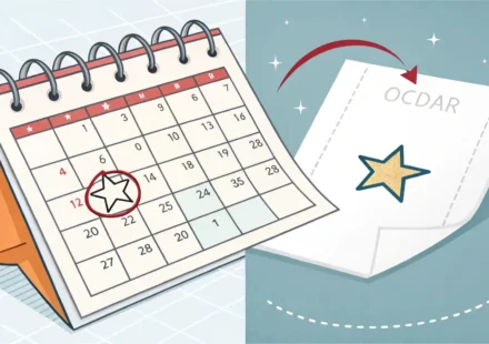 “From then on” vs “Thereafter”: 그 이후를 나타내는 영어 표현 완벽 정리 특정 시점 이후 계속되는 시간의 흐름을 보여주는 화살표와 달력 아이콘, 영어 표현 학습 상징.