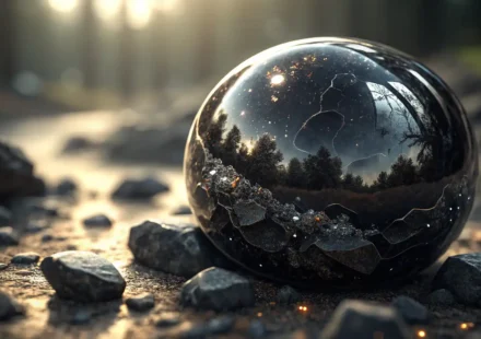 반짝반짝 빛나는 표현: ‘광택’ 영어로 완벽하게 말하기 매끄럽고 반짝이는 표면의 광택과 영어 표현 학습을 시각적으로 나타낸 이미지