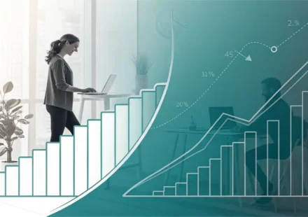 “Over time” vs “In the long run”: 장기적 변화 영어 표현 완벽 정리 점진적 변화를 나타내는 선 그래프와 장기적 결과를 상징하는 목표 지점 화살표 아이콘, 영어 표현 'Over time'과 'In the long run'의 차이를 시각적으로 표현한...
