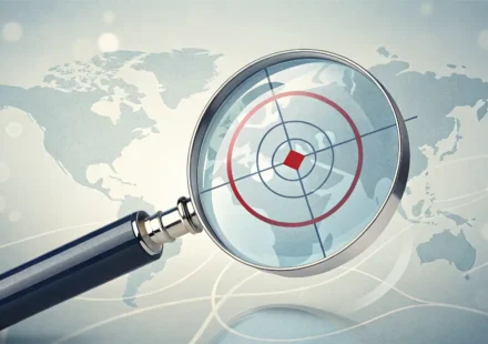 헷갈리는 “Then”과 “At that time”, 확실하게 구분하고 특정 시점 표현까지! 영어 시점 표현 'Then'과 'At that time'의 차이를 설명하는 타임라인과 돋보기 일러스트