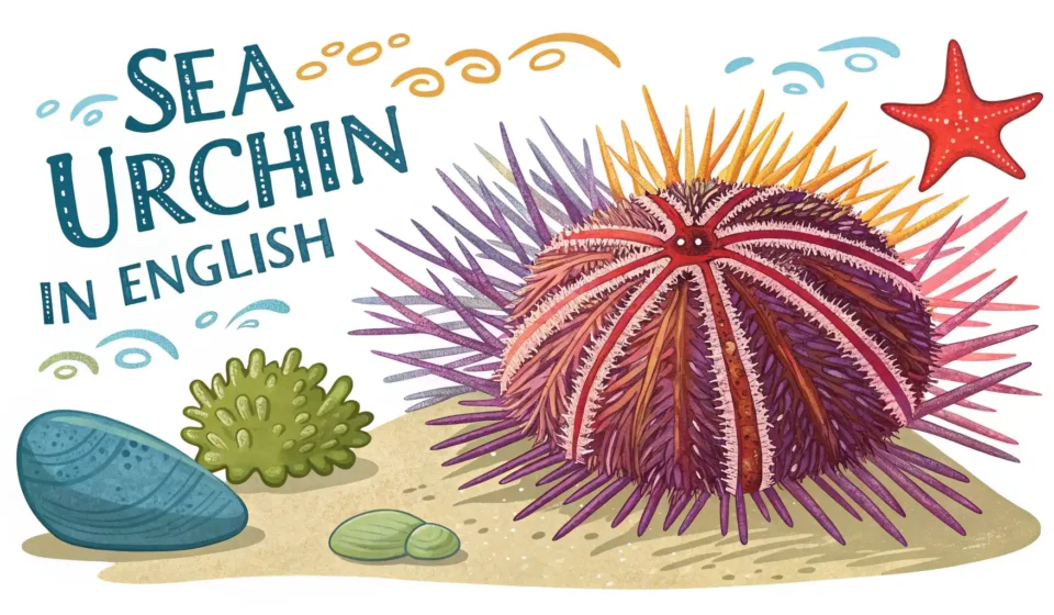 성게 영어로? Sea Urchin 완벽 정복 가이드 성게 영어로 영어 학습 이미지