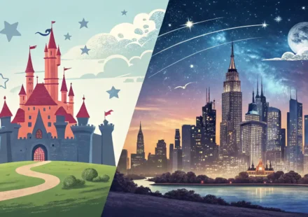 ‘그 후로 영원히’ 영어로? Ever After, Thereafter 완벽 비교 분석 동화 속 성과 공식 문서 이미지를 통해 'Ever after'와 'Thereafter' 영어 표현의 뉘앙스 차이를 보여주는 썸네일