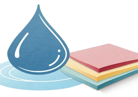 마음의 무게를 영어로 표현하기: 슬픔을 나타내는 다양한 영어 표현 슬픔 감정을 영어로 배우는 것을 상징하는 눈물 아이콘과 빈 영어 학습 카드 이미지