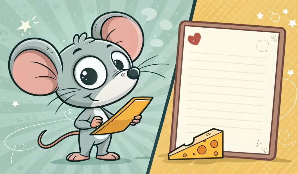 쥐를 영어로 어떻게 말할까요? Mouse와 Rat의 차이점 완벽 정리 작은 생쥐(mouse)와 큰 시궁쥐(rat) 그림 비교를 통해 영어 단어 차이 배우기