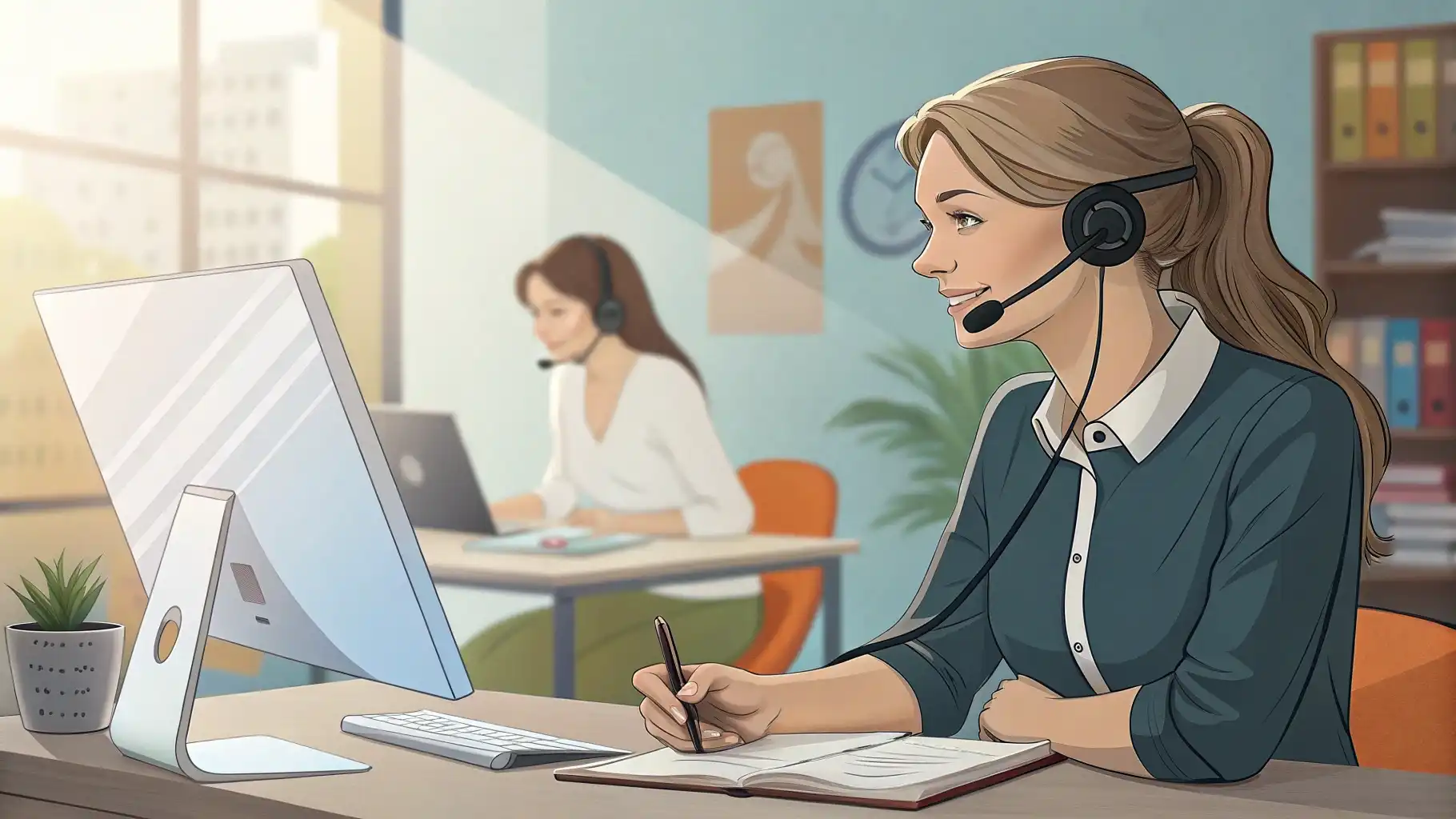 온라인 강의 플랫폼 고객센터 영어 응대 완벽 가이드 1 온라인 강의 플랫폼 고객센터 담당자가 영어로 수강생의 문의에 응대하는 대화 장면