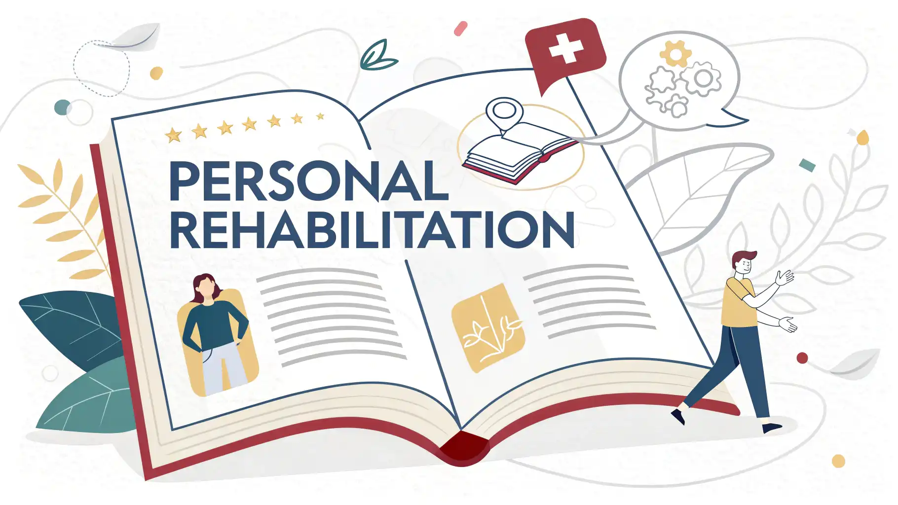 개인회생 영어로: 정확한 표현과 관련 문장 알아보기 'Personal Rehabilitation'과 'Debt Relief' 영어 단어가 보이는 사전과 전구 아이콘, 개인회생 관련 영어 표현 학습을 나타내는 이미지.