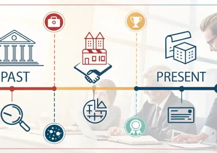 Since then vs. From then on: ‘그 이후로’ 영어 표현 완벽 정리 과거의 한 시점에서 현재와 미래 방향으로 나뉘어 뻗어 나가는 두 개의 화살표가 있는 타임라인 그래픽, 시간 표현의 차이를 시각적으로 나타냄.