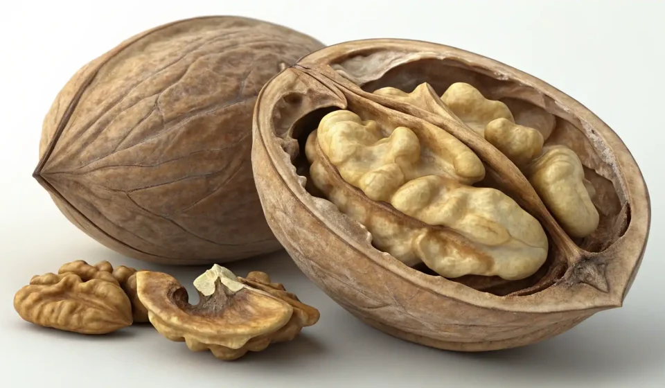 호두 영어로? Walnut과 관련된 다양한 표현 알아보기 호두 관련 영어 표현 학습을 시각적으로 나타내는 호두와 학습 아이콘 이미지