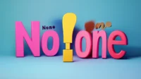 None 과 No one 이라는 단어가 물음표와 함께 대비되어 강조된 썸네일 이미지