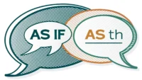 'As if'와 'As though' 영어 표현 비교 학습을 나타내는 그래픽 이미지