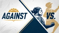 Against와 Versus(Vs.) 단어의 차이점을 시각적으로 비교하며 영어 대립 표현을 설명하는 썸네일 이미지