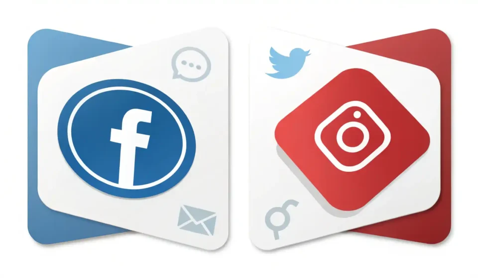 Either와 Neither 영어 표현의 선택(둘 중 하나)과 부정(둘 다 아님) 개념을 시각적으로 나타낸 아이콘 이미지.