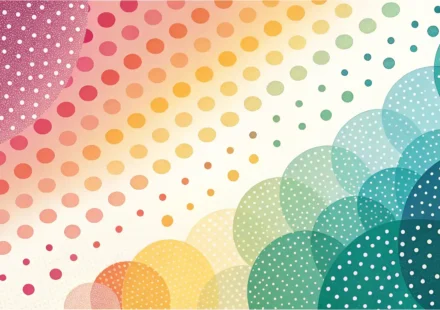 다양한 '도트' 관련 영어 표현: 폴카 도트와 점선 시각 자료