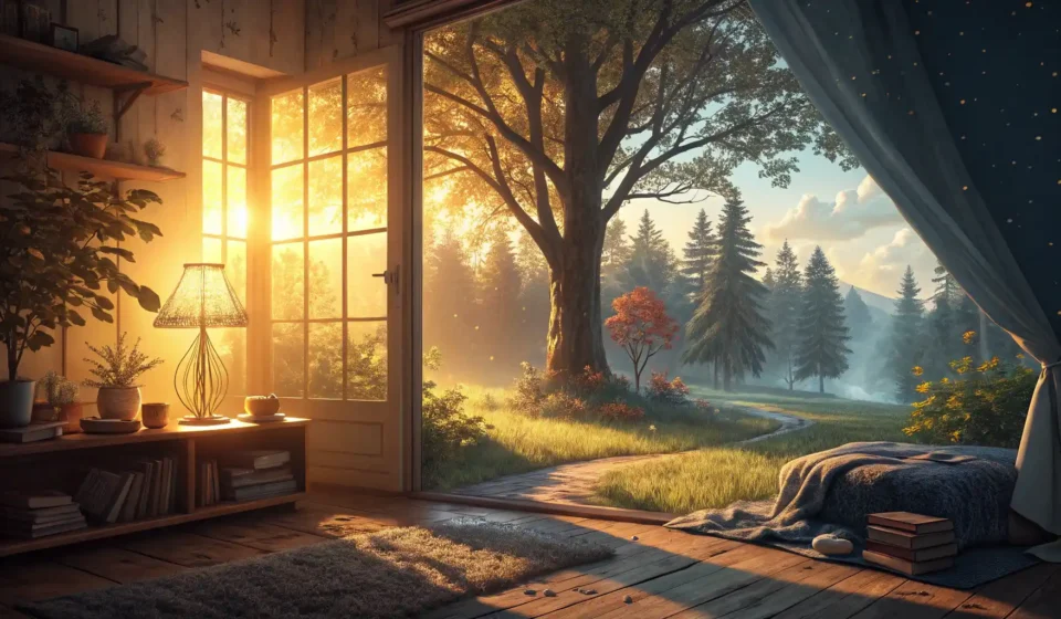 다양한 종류의 빛(자연광, 인공조명)을 나타내는 영어 표현 학습 이미지