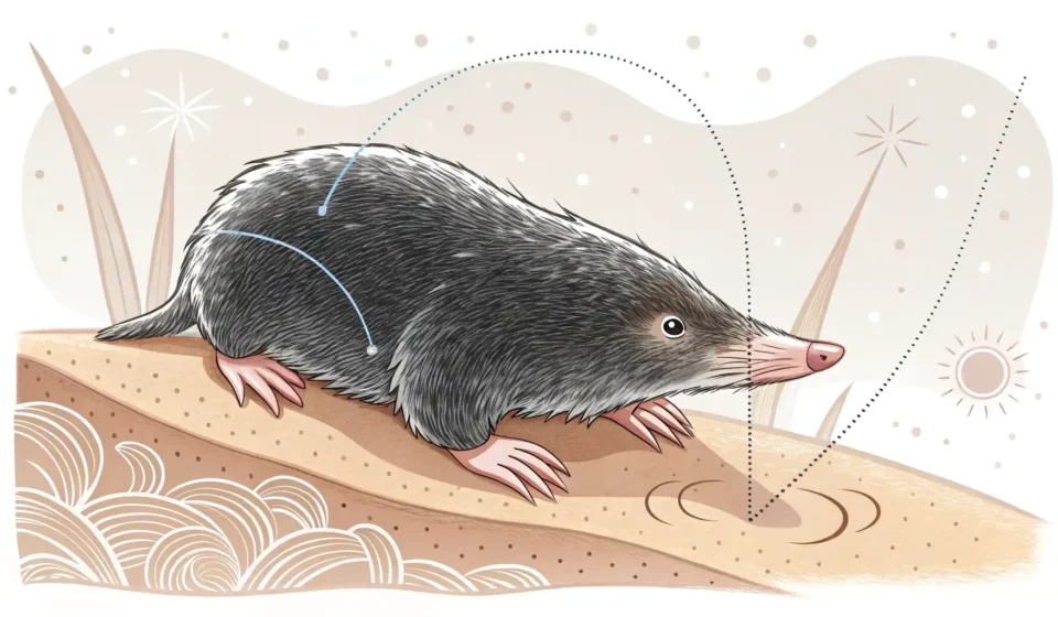 피부 위의 점과 영어 학습 아이콘을 보여주는 이미지, '점' 관련 영어 표현 학습 콘텐츠 썸네일