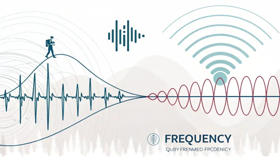 'Once in a while'과 'Occasionally'의 미묘한 빈도 차이를 시각적으로 표현하고 영어 빈도 부사 학습을 나타내는 이미지