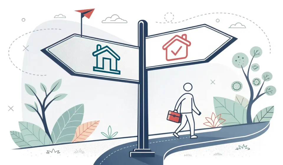 영어 접속사 Or와 Nor의 차이점을 시각적으로 보여주는 이미지: 선택과 부정 연결의 개념 설명