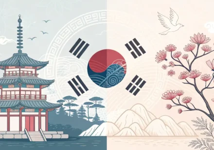 영어로 형, 누나, 오빠, 언니 같은 가족 호칭을 배우는 것을 상징하는 이미지
