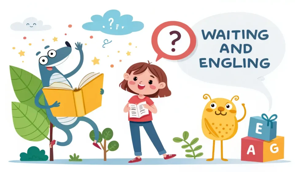 대기 영어로 영어 학습 이미지