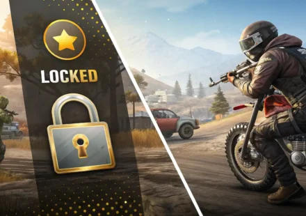 잠긴 게임 계정과 영어 고객 지원 문의를 나타내는 아이콘 분할 이미지