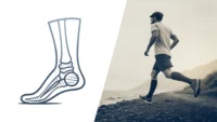 사람 다리와 교량 아이콘을 나란히 보여주며 한국어 '다리'의 두 가지 영어 의미(leg, bridge) 차이를 시각적으로 표현한 이미지.