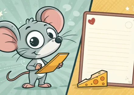 작은 생쥐(mouse)와 큰 시궁쥐(rat) 그림 비교를 통해 영어 단어 차이 배우기