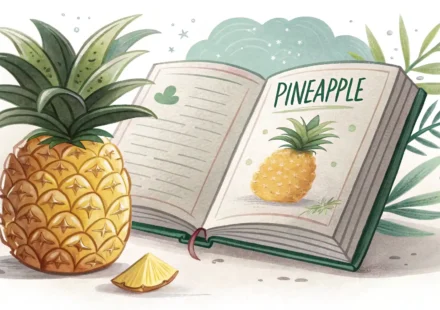 파인애플 관련 영어 표현 배우기 시각 자료