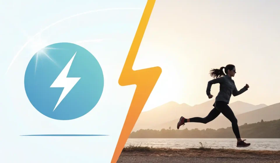 신체 반사 작용과 거울 반사 이미지를 나누어 보여주며 영어 단어 학습을 나타내는 그림