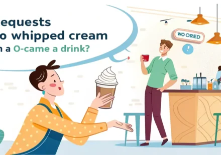 Requesting no whipped cream on your drink at a café [English Conversation] 영어 학습 이미지