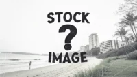 'Stock'와 'Share' 영어 단어 사이에 물음표가 있고 배경에 주식 차트가 보이는 이미지, 주식 관련 영어 표현 학습 썸네일.