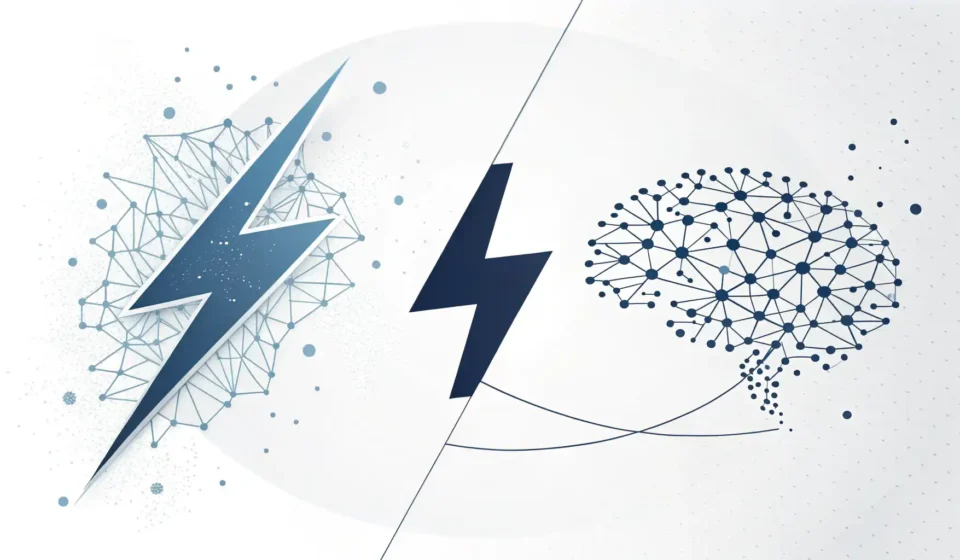 영어 표현 Suddenly와 All at once의 갑작스러움 뉘앙스 차이를 시각적으로 비교하는 이미지